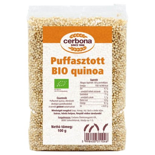 Quinoa expandată BIO Cerbona 100 g
