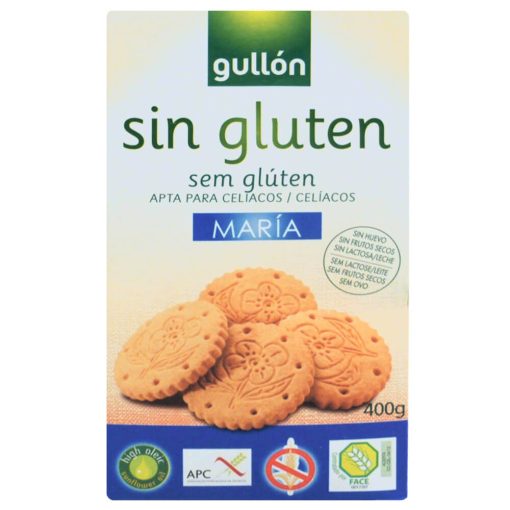 Biscuiți maria fără gluten și lactoză Gullón 400 g