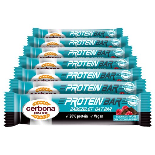 Cerbona Sport Protein cu ciocolată și zmeură - 7 x 40 g / Pachet saptamanal