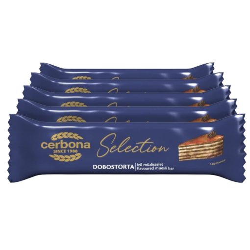 Baton de cereale Cerbona Selection Dobos - 5 x 22 g / Pachet de gustări