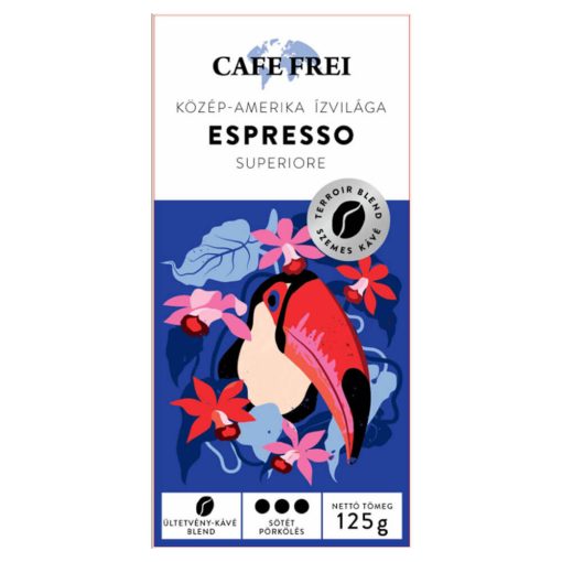 Café Frei, cafea boabe prăjită, aroma Americii Centrale, Espresso Superiore, 125 g