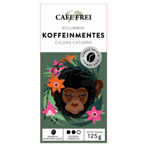 Café Frei, cafea boabe prăjite, decofeinizată, Caldas Caturra, 125 g