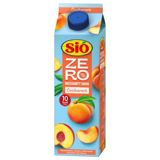 Sió Zero suc de piersici cu pulpă - 1 litru